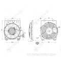 Radiador de refrigeración del ventilador del motor para OPEL CORSA C